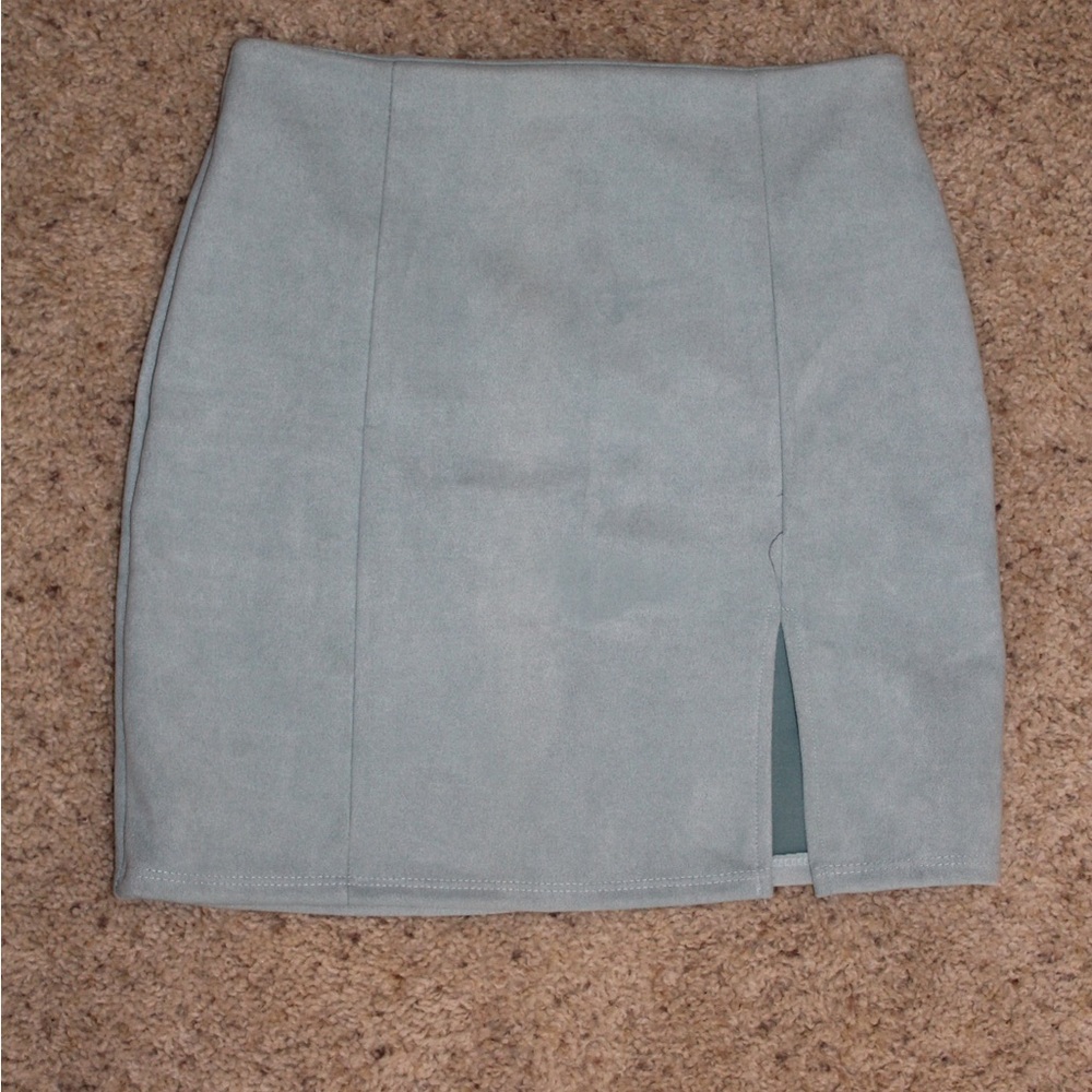 Blue Windsor Mini Skirt